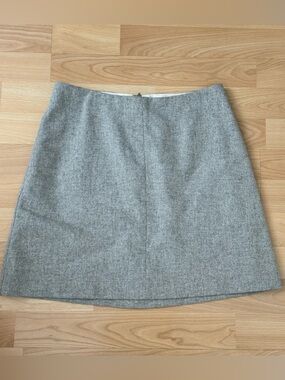 Wilfred Heather Gray A-Line Skirt